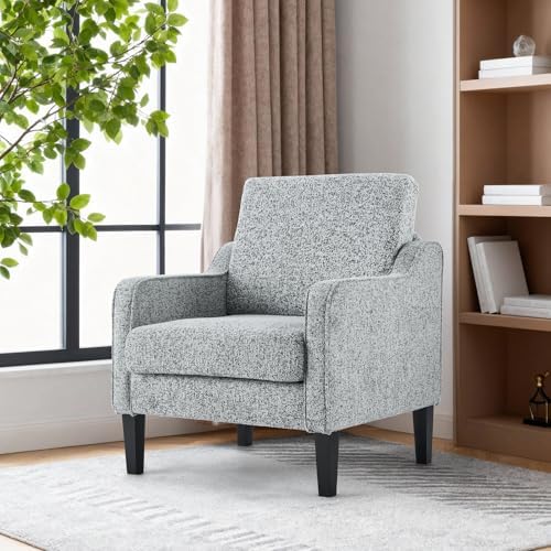 VINGLI Accent Chair, Chenille Upholstered Armchair, 380 LBS, Living Room
