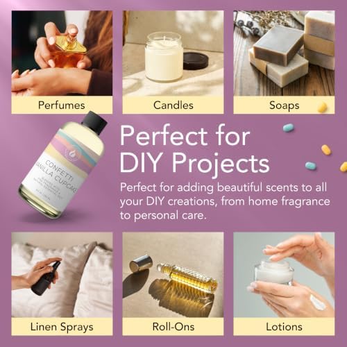Aroma Country Confetti Vanilla Cupcake Luxury Diffuser Oil Refill (8.5 Oz)