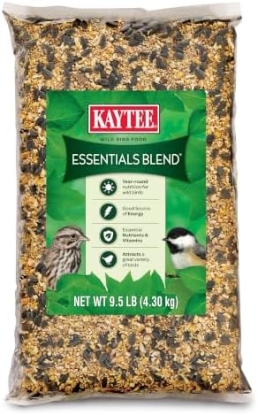 Kaytee Essentials Blend Wild Bird Seed Mix, 9.5 Pounds