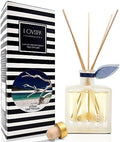 Reed Diffuser Set, Ocean Driftwood Scented Oil Diffuser with Sticks, Home Fragrance Accessories for Bathroom Shelf Decor, Aroma Diffusers for Home or Office Desk, USA Made