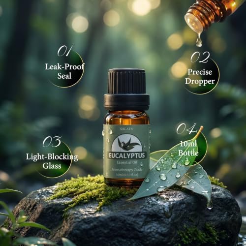 SACATR 60 Pcs Natural Essential Oil Sets,Fragrance Oil Scent (60 * 10ML)