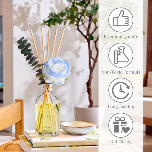 COCORRÍNA Reed Diffuser Ocean Mist Scent 6.76 fl oz Home Bathroom Fragrance
