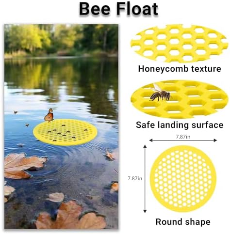 Bifeaw 4 Packs Bee Watering Station for Garden - 7.87 inch Pollinator Watering Station - Butterfly Feeder