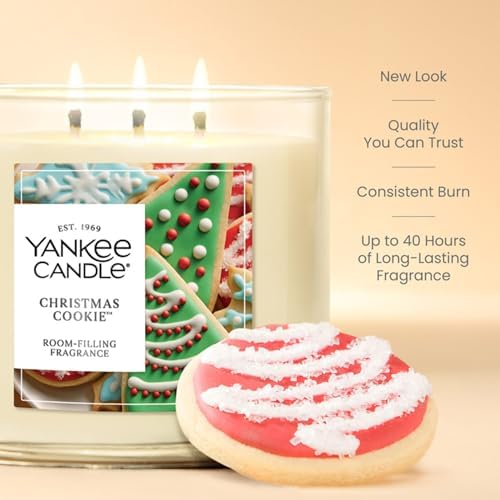 Yankee Candle Christmas Cookie Scented Candle, 14.5oz 3-Wick