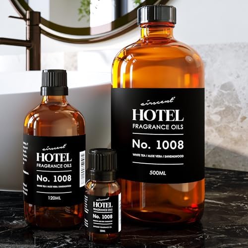 AirScent Hotel Diffuser Oil No. 1008 - White Tea Aloe Sandalwood - 500 mL