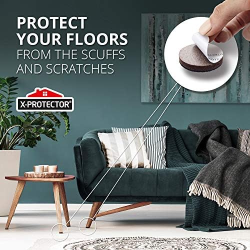 Non Slip Furniture Pads X-Protector - 8 PCS 1 1/2” - Furniture Grippers