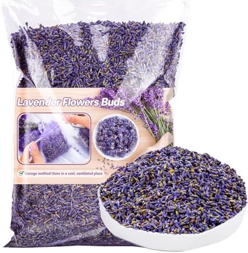 Sukh 9.5oz Dried Lavender Flowers - Make Sachets for Drawers and Closets