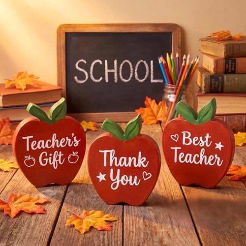 Jetec 5 Pack 6 Inch Unfinished Wooden Apple for Crafts Apple Cutouts