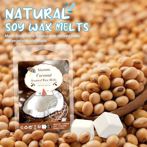 SALKING Summer Scented Wax Melts, Soy Wax Cubes/Tarts for Wax Melt Warmer