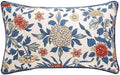 patdrea Designer French Vintage Floral Throw Pillow Cover,12"x20"