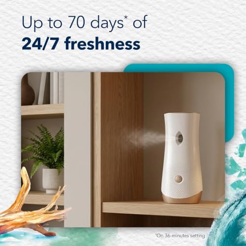 Glade Automatic Spray Refill Air Freshener, Sky & Sea Salt, 2 Count
