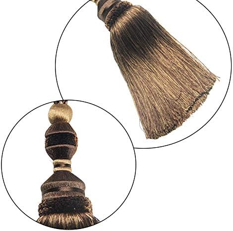2 Pack Tassel Curtain Tiebacks Drapery Curtain Holdbacks