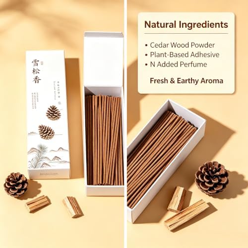500 Pack Rosin and Sandalwood Incense Sticks Natural Japanese Sticks Variety Pack