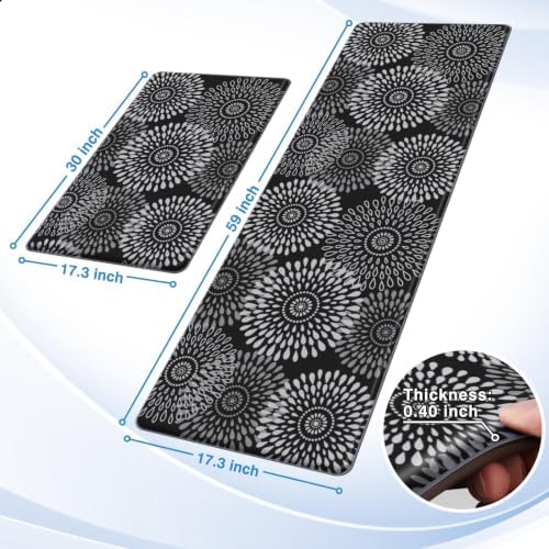 LuxStep Kitchen Mats for Floor,Cushioned Rug Anti-Fatigue for Kitchen Decor