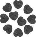 10 PCS Rock Essential Oil Diffusers, Heart Shape Lava Rock Stone Diffuser, Black Lava Rock Diffuser, Pocket Stone Diffuser for Home, Offices, Cars, Yoga, Sauna, SPA