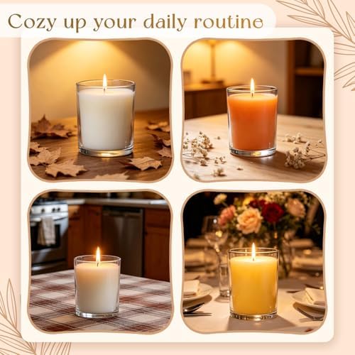 Scented Candle Making Kit for Adult with Wax Melter&Glass Jars 2.3lbs