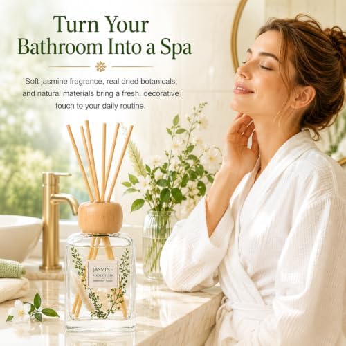 Jasmine Reed Diffuser, 3.4 Fl Oz