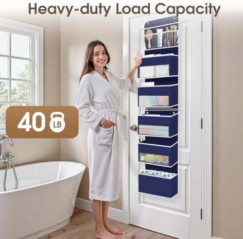 1Pack Over The Door Organizer Large Capacity Hanging Storage Room Organizer