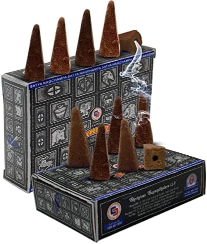 Super Hit Backflow Incense Cones for Waterfall Aromatic Smoke Fountain Haze Falls and Mat Bundle - Pack of 12