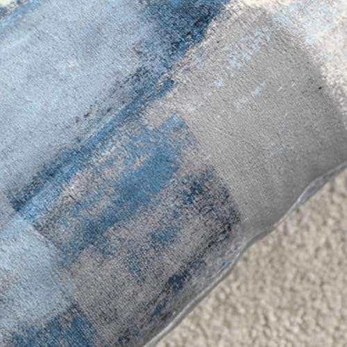 Throw Pillow Covers for Couch, 26x26 Inch, Set of 2, Grey Blue