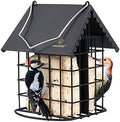 Kingsyard All Metal Double Suet Bird Feeder with Perch