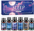 Sleep Essential Oils Set, Natural Essential Oil for Diffusers for Home,6 x 10ml Fragrance Oil Scented Oils, Deep Sleep, Stress Relief, Sweet Dreams, Fresh Breathe,Relaxation Gift for Women and Men