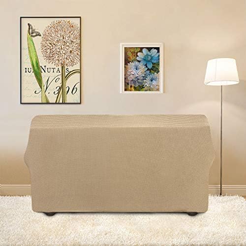 Easy-Going Stretch Loveseat Couch Covers Washable Sand