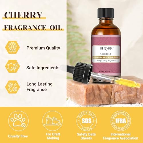 EUQEE 2.02 Fl oz Cherry Fragrance Oil for Home Fragrance 60ml