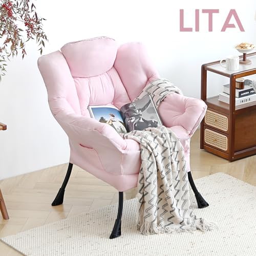 LITA Lazy Chair, Comfy Accent Reading Chair