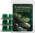 Scentsationals Woodland Spruce, Amber Birch Christmas Wax Melts 10oz