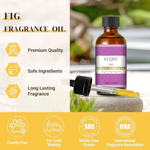 EUQEE Fig Fragrance Oil for Soap Making 2.02 Fl oz