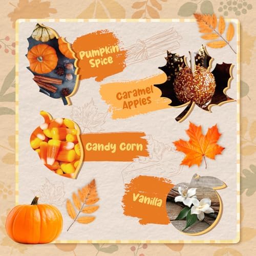 SALKING Autumn Scented Wax Melts, Fall Soy Wax Cubes/Tarts for Wax Warmer