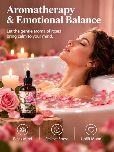 Rose Essential Oil in Premium Gift Box - 4 Fl Oz