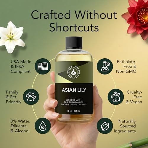 Aroma Country Asian Lily Luxury Diffuser Oil Refill (8.5 Fl Oz)