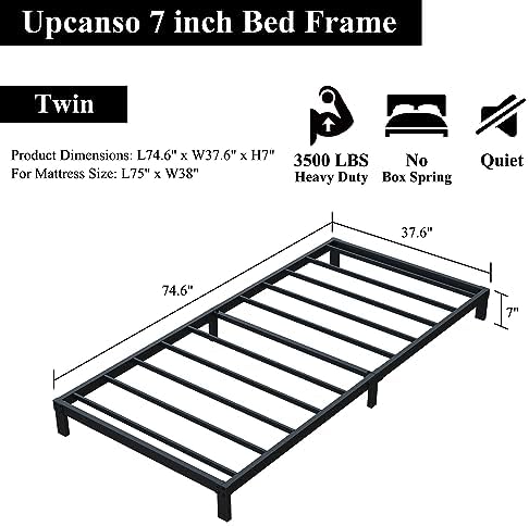 7 Inch Bed Frame Twin, Low Profile Twin Bed Frames
