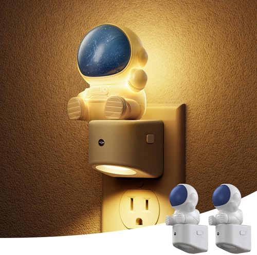 L LOHAS LED Night Light for Kids, 3D Space Night Light Plug in