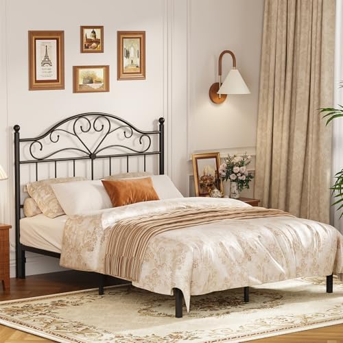 Vintage Headboard for Full Bed Frame, Metal Headboard Only Full Size