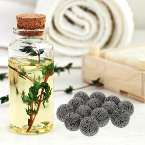 Baluue 20Pcs Natural Lava Rock Diffuser Stones Mini Volcanic Rock P