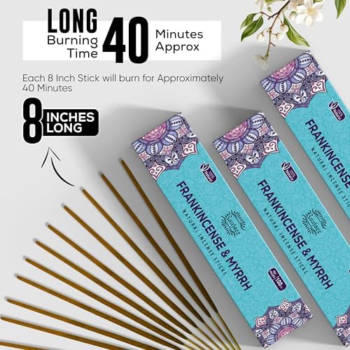 Raajsee Frankincense Sticks (180 gm), Incense Sticks (Pack of 12)