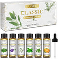 EUQEE 6 Pcs Pure Classic Essential Oils Set for Candle Making, Soap Making