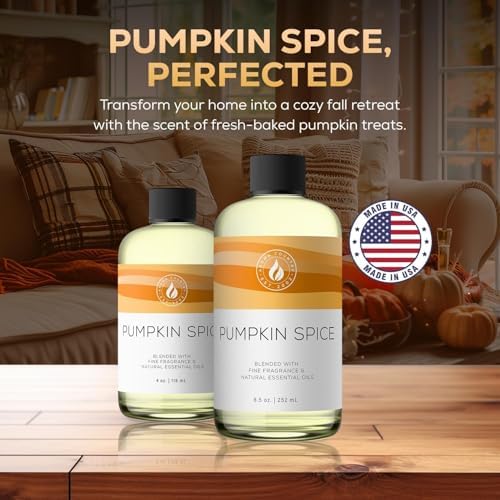 Aroma Country Pumpkin Spice Luxury Diffuser Oil Refill (4 Fl Oz)