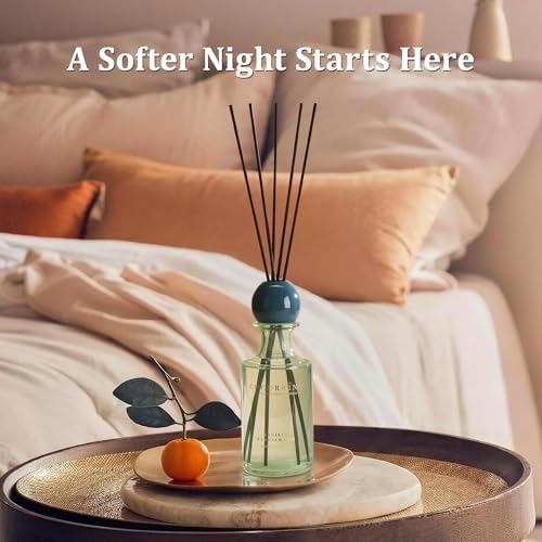 COCORRÍNA Reed Diffuser 8.5 oz Large Capacity Vanilla Sandalwood Scent