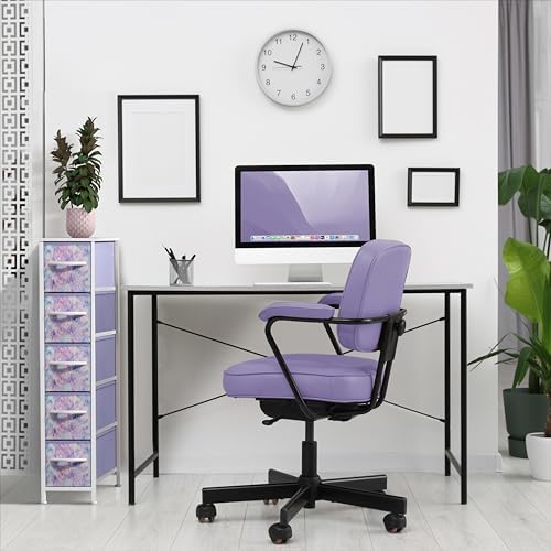 Sorbus 5-Drawer Narrow Dresser for Bedroom (Tie-dye Blue/Pink/Purple)