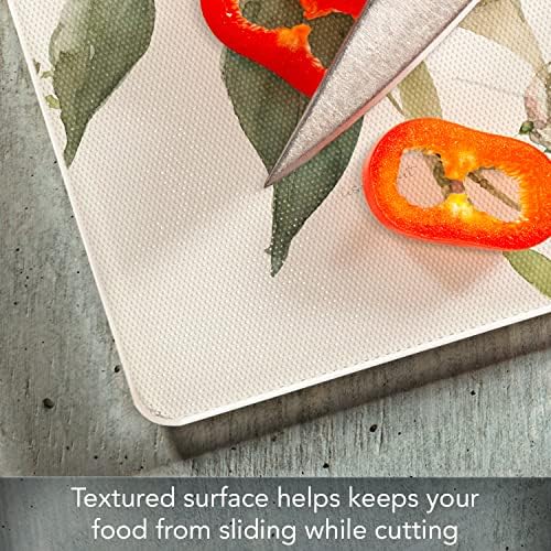CounterArt Nature's Blessings Tempered Glass Cutting Board 15" x 12"