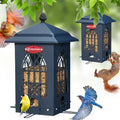 Kingsyard 5 Lbs Squirrel Proof Bird Feeders with Weight-Activated Perches