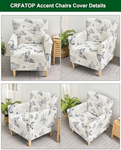 CRFATOP Accent Chair Cover, Stretch Armchair Slipcover for Living Room,42