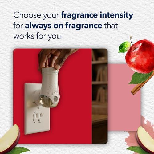 Glade PlugIns Air Freshener Refills, Apple Cinnamon, 10 Count