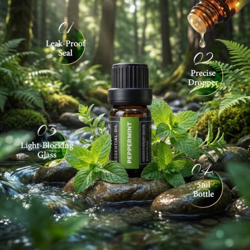 SACATR 60 Pcs Natural Essential Oil Sets,Fragrance Oil Scent (60 * 5ML)