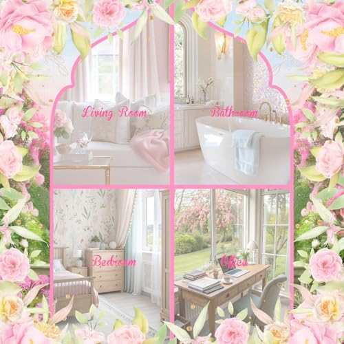 Soulorigin Floral Essential Oils Set, Fragrance Oil Gift Set for Diffuser, Natural Scent Diffuser Oil for Candle Making- Rose, Gardenia, Jasmine, Honeysuckle, Violet, Lilac