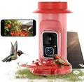 4K Hummingbird Feeder with Camera,No Subscription,Solar Powered